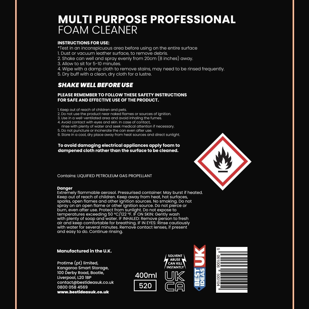 Profoam - Leather Cleaner | Musk Scent